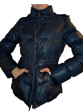 Esprit Navy Blue Quilted Puffer Jacket – Size AU 8 / US 4